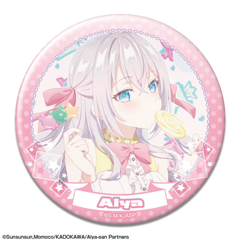 『時々ボソッとロシア語でデレる隣のアーリャさん』缶バッジ デザイン08(アーリャ/H)【202506再販】